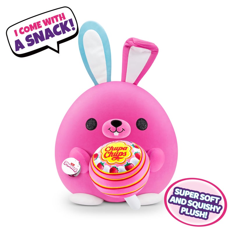 Snackles (Chupa Chups) Bunny Super Sized 14 inch Plush by ZURU, Ultra Soft Plush, Collectible Plush with Real Licensed Brands, Stuffed Animal - Image 2