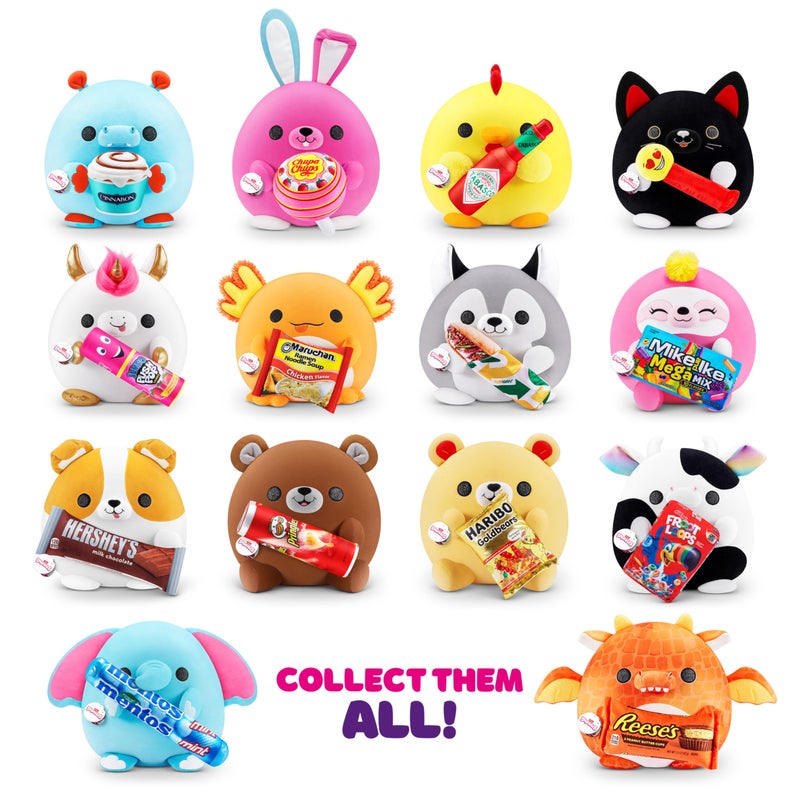 Snackles (Chupa Chups) Bunny Super Sized 14 inch Plush by ZURU, Ultra Soft Plush, Collectible Plush with Real Licensed Brands, Stuffed Animal - Image 4