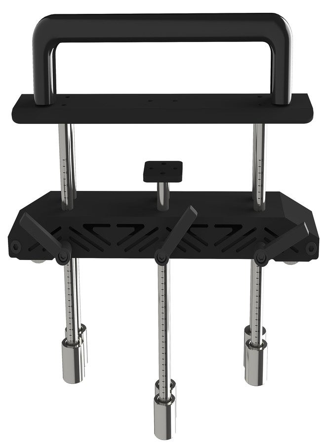 NyVoozy Three-Station Edge Roller Bending Angle, Adjustable for Making (1 to 163 MM) in 0.2-0.8MM-Gauge Steel Bender, Large Radius Sheet Metal Bead Roller Bender/Brake, 0-90 °Bends - Image 2