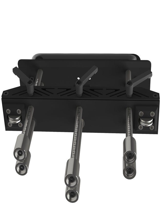 NyVoozy Three-Station Edge Roller Bending Angle, Adjustable for Making (1 to 163 MM) in 0.2-0.8MM-Gauge Steel Bender, Large Radius Sheet Metal Bead Roller Bender/Brake, 0-90 °Bends - Image 5