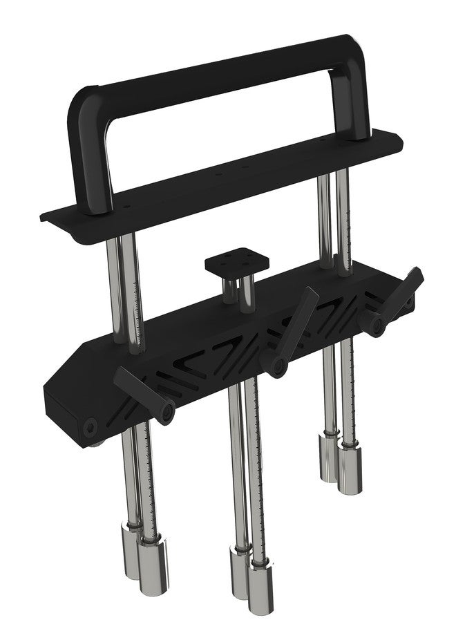 NyVoozy Three-Station Edge Roller Bending Angle, Adjustable for Making (1 to 163 MM) in 0.2-0.8MM-Gauge Steel Bender, Large Radius Sheet Metal Bead Roller Bender/Brake, 0-90 °Bends - Image 1