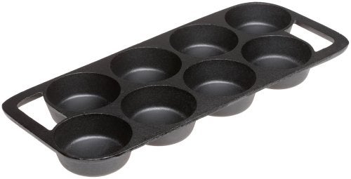 Old Mountain Pre Seasoned 10143 8 Impression Biscuit Pan, 15 3/4 Inch x 6 1/2 Inch,Black - Image 5