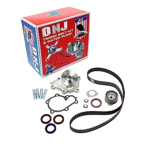 DNJ مجموعة حزام توقيت DNJ TBK616WP مع مضخة مياه لسيارات INFINITI وNissan 200SX و300ZX وD21 3.0L V6 12V SOHC 2960cc من 1984-1993 - Image 1