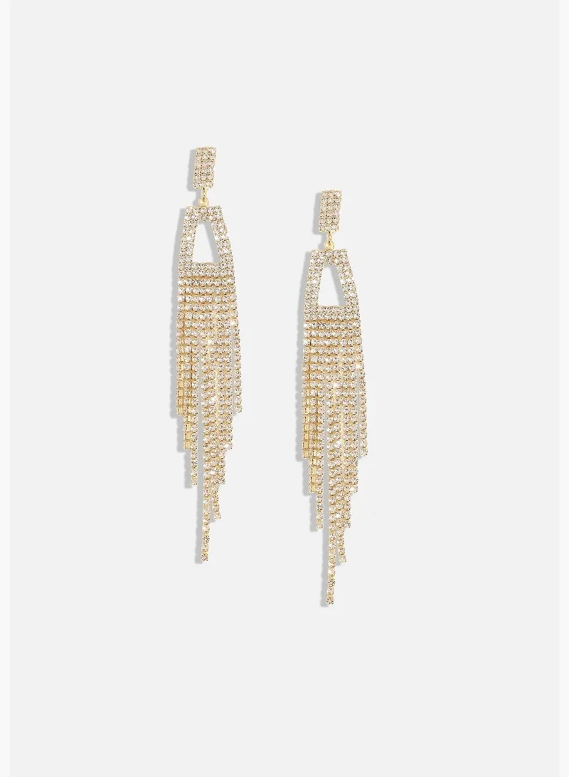 SOHI Gold Plated Designer Western Wear Drop Earring For Women