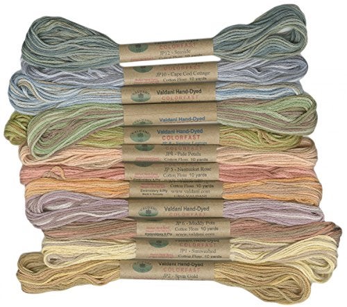 Valdani 12 Valdani 6 Strand Floss Embroidery Thread Muddy Monet 10 Yd Skeins - Image 5