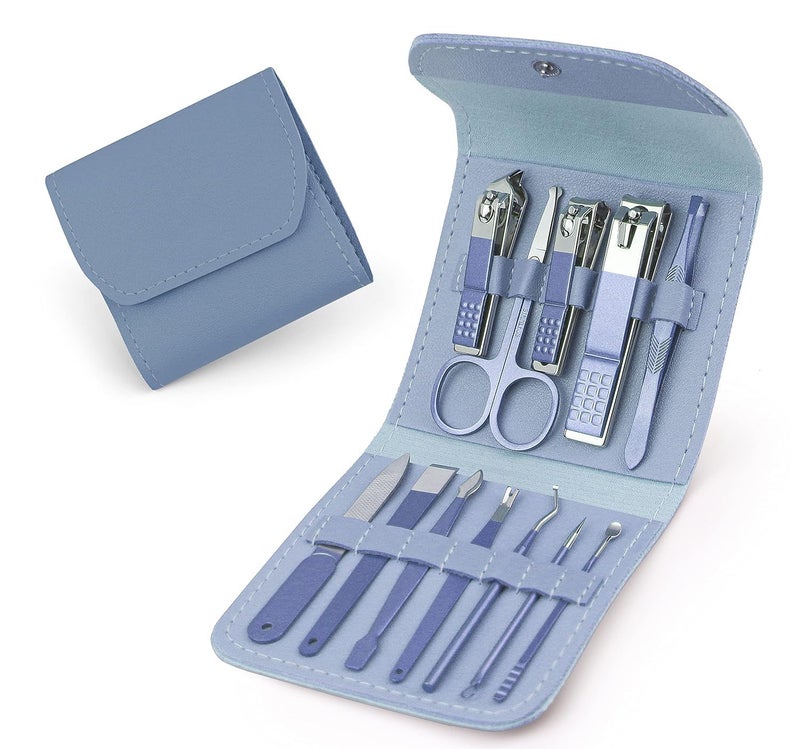 DREETI ENTERPRISES DREETI ENTERPRISE Stainless Steel Professional Manicure Set Nail Cutter For Women Nail Scissors Luxury Grooming Kit Manicure Pedicure Kit For Women Nail Acne Remover needle - Image 1