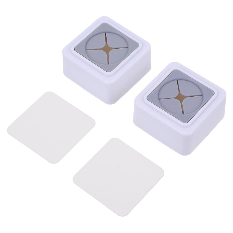 No Drill Adhesive Towel Hooks 2 Pack Stainless Steel Kitchen Bathroom Rack - Image 2