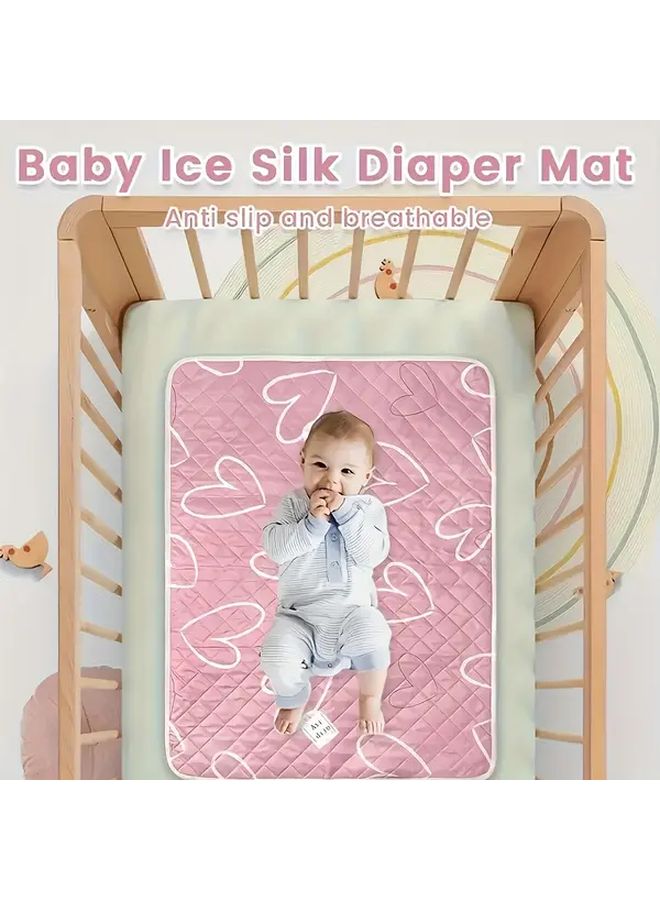 أسد أزرق قابل لإعادة الاستخدام قابلة للغسل حفاضات الطفل مقاومة للتسرب قابلة للطي محمولة وقت النوم - Image 1