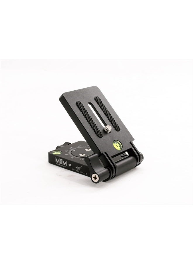 MOVE-SHOOT-MOVE V Pan Tilt, 360° Panning and 270° Tilting, Easy and Quick to Lock, Fold and Extend with The New Built-in Knob, Strong to Hold 4Kg Load (V Platform x 1pcs) - Image 1