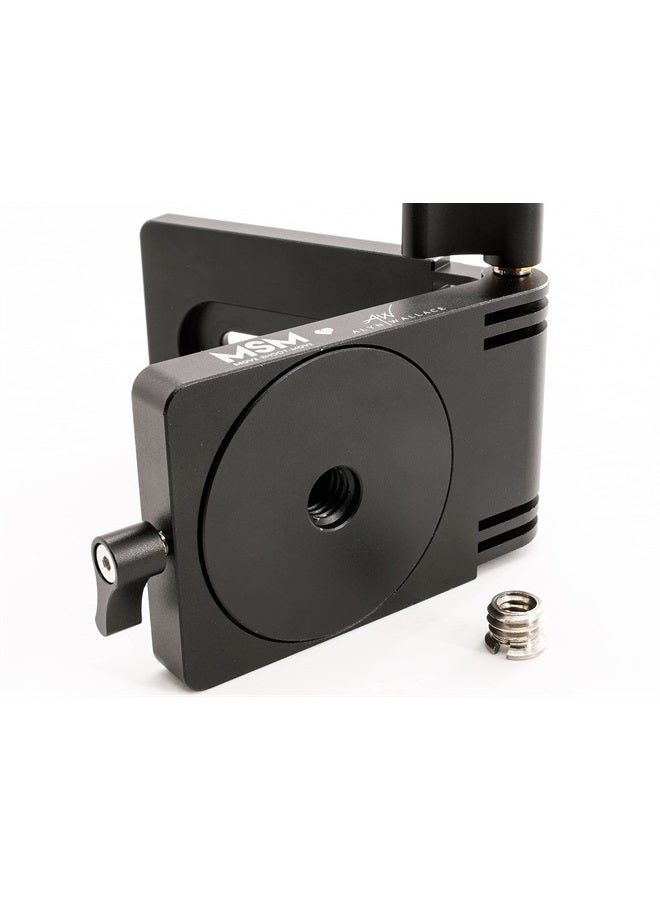 MOVE-SHOOT-MOVE V Pan Tilt, 360° Panning and 270° Tilting, Easy and Quick to Lock, Fold and Extend with The New Built-in Knob, Strong to Hold 4Kg Load (V Platform x 1pcs) - Image 5