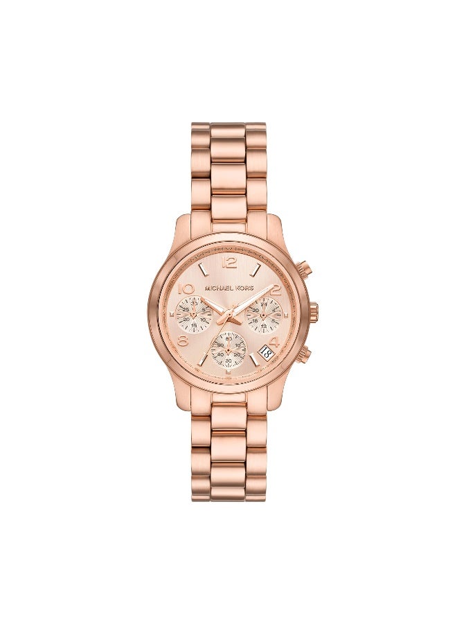 Michael Kors Women Runway Rose Gold Quartz Watch MK7327 - Image 1