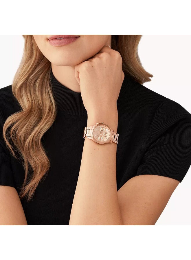 Michael Kors Women Runway Rose Gold Quartz Watch MK7327 - Image 5