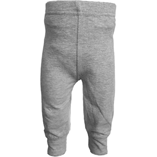 123 Bear Infant and Toddler Soft Cotton Spandex Boys and Girls Pants Multipacks (Black 2, Newborn) - Image 5