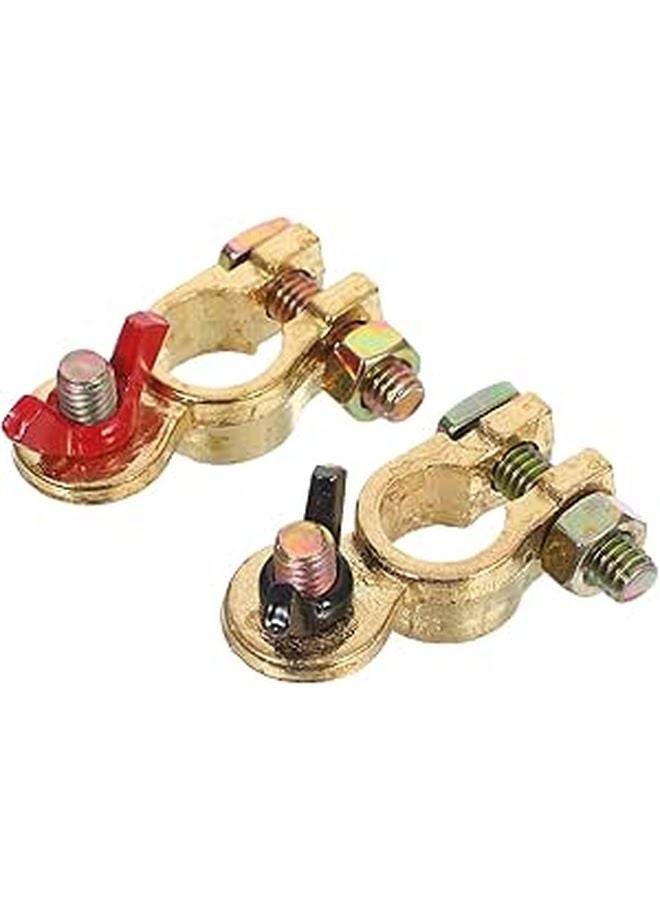 أزواج موصلات طرف البطارية العالمي من النحاس الثقيل الإيجابي والسلبي - Image 1