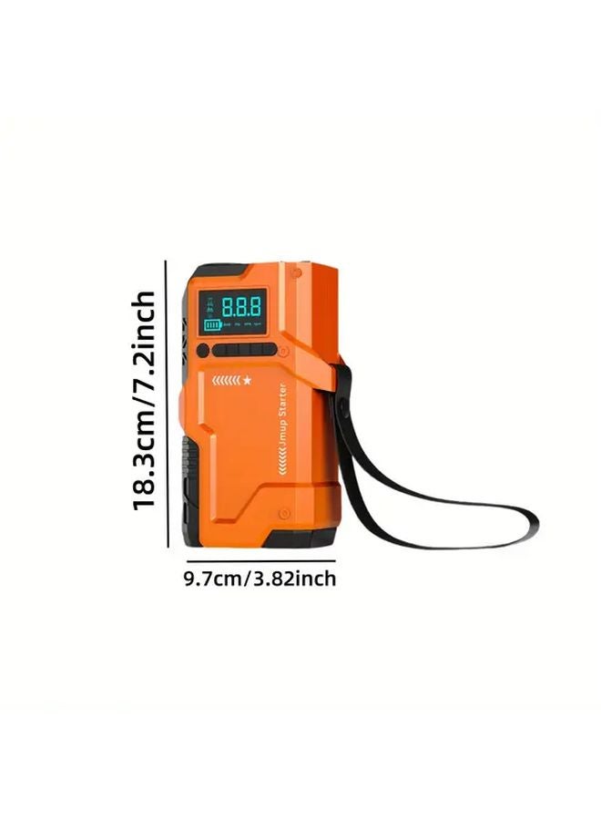 9 In 1 Multifunction Starter With Air Compressor Heavy Duty Car Battery Jump Starter Kit - Image 4