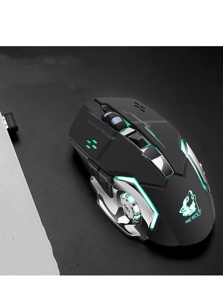 KUYING Wireless Charging Bluetooth Esports Game Mouse 