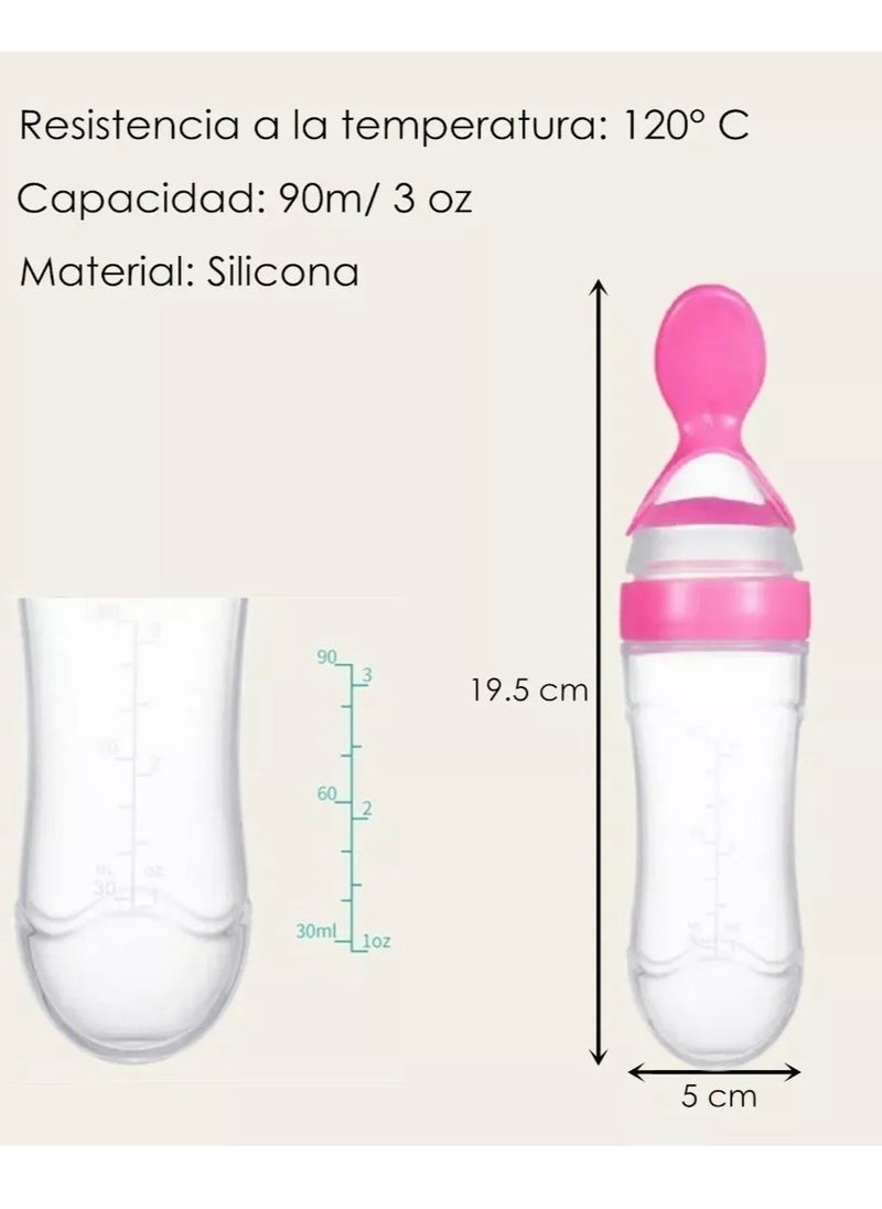 Fruit nipple and bottle spoon