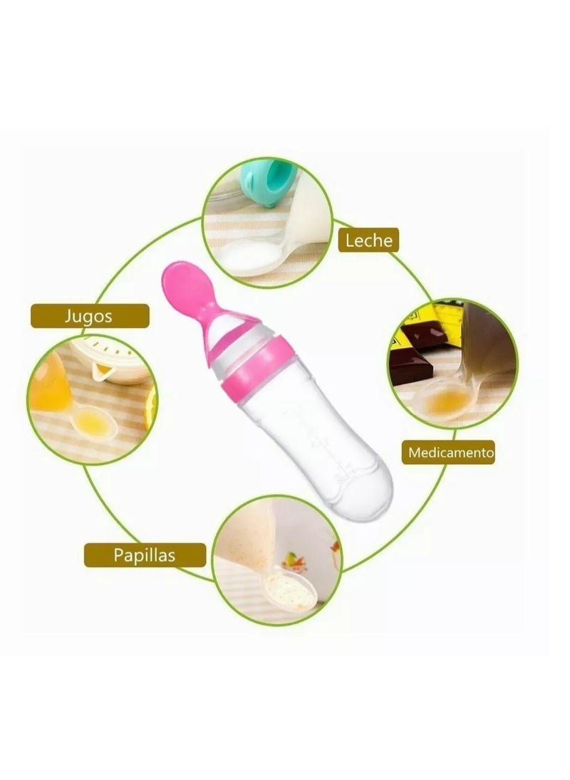Fruit nipple and bottle spoon
