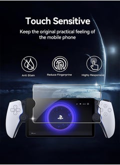 Tersely 【3 Pack】 Tempered Glass Screen Protector for Sony PS5 Playstation Portal Remote Player 8 inch - PlayStation 5, Ultra Clear, Anti-Fingerprint, Easy to Install  - Image 2