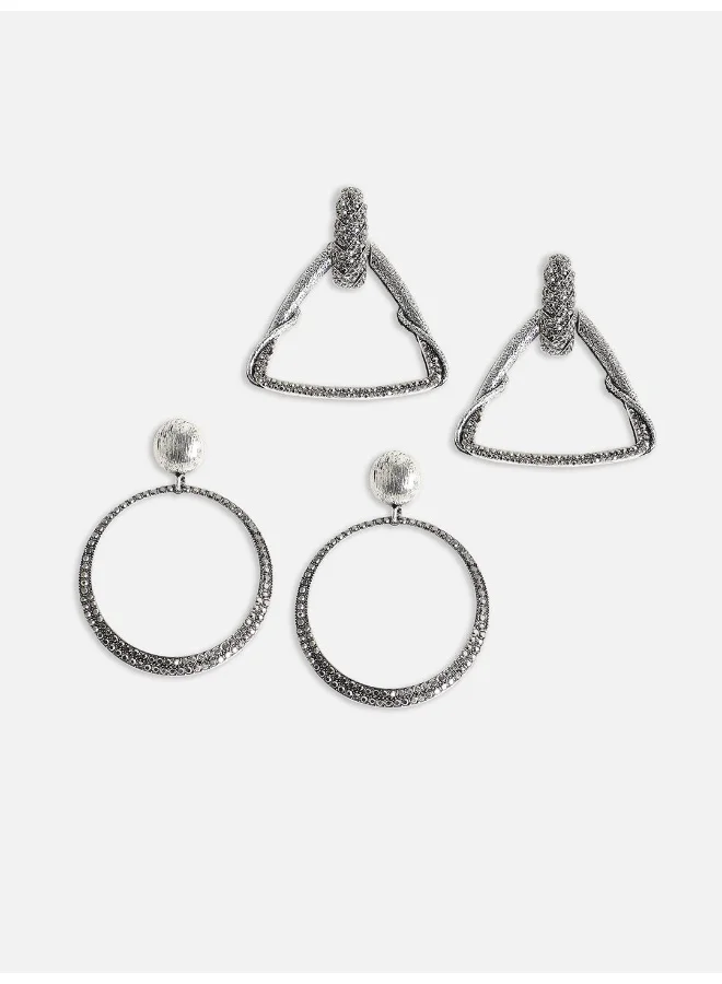 Sohi  Pack Of Crystal Artificial Drop Earring Jewellery for Women | Best Price UAE