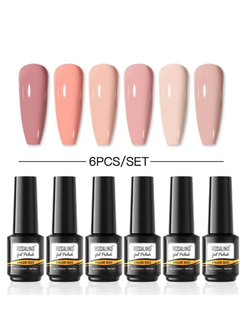 Rosalind ROSALIND Gel Nail Polish Set Nude 15ml  - Image 4