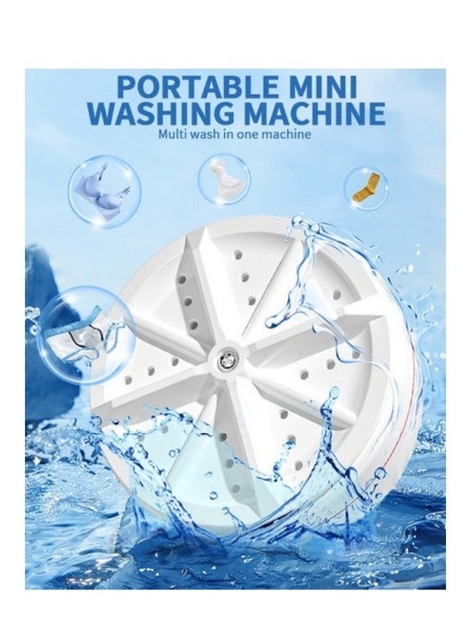 MIXDE Mini Portable Washing Machine, Foldable Washing Bucket, Small Foldable Automatic Underwear Washing Machine, Suitable For Camping, Travel, And Apartments - Image 3