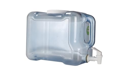 New Wave Enviro Products BPA Free Tritan Bottle, 2 Gallon Refrigerator with BPA Free Spigot and Integrated Handle, Refrigerator Dispenser Bottle, light blue - Image 1