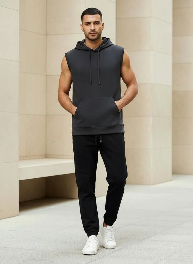 Love Pangolin Love Pangolin Men Sleeveless Hoodie