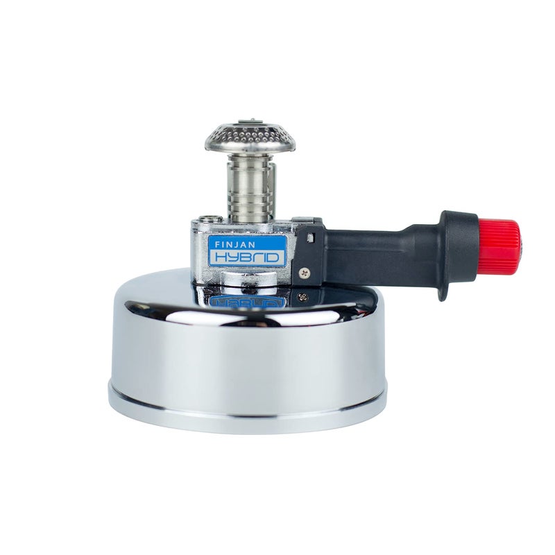 FINJAN Portable Countertop Butane Burner by Finjan- Portable Butane Burner for Indoor Use. Ideal for Lab or Home- Syphon Coffee Making, Fondue Warmer, S’mores Maker - Image 1
