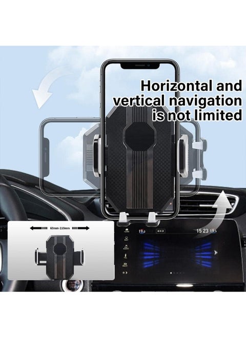 Car Phone Holder with Ultra-Suction Technology – Strong Mount with Adjustable Arm for Dashboard or Windshield