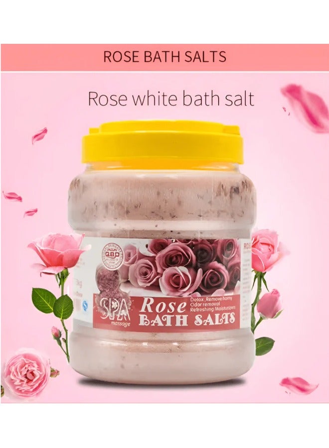 globalstar Dr. Meinaier Rose Bath Salts 3kg - Anti-Aging, Anti-Cellulite, and Skin Rejuvenation - Image 1