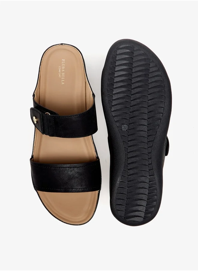 Flora Bella By Shoexpress Women Solid Slip-On Sandals