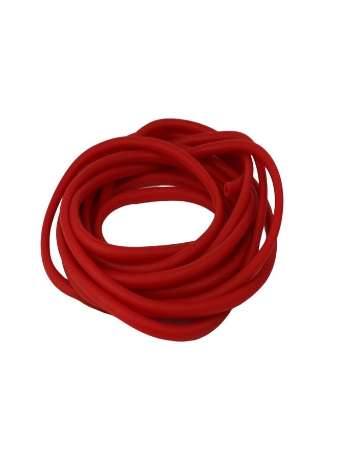 Guyker Natural Latex Rubber Tubing Tube 1/8" (3mm) ID x 1/4" (6mm) OD Speargun Band Slingshot Catapult Tube Rubber Hose 5M Length, Red - Image 1
