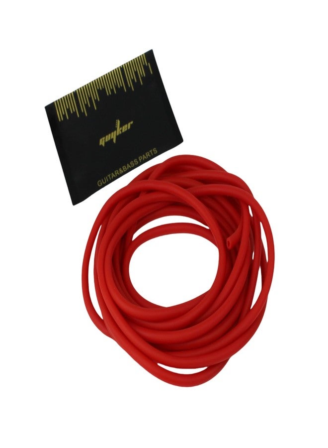Guyker Natural Latex Rubber Tubing Tube 1/8" (3mm) ID x 1/4" (6mm) OD Speargun Band Slingshot Catapult Tube Rubber Hose 5M Length, Red - Image 2
