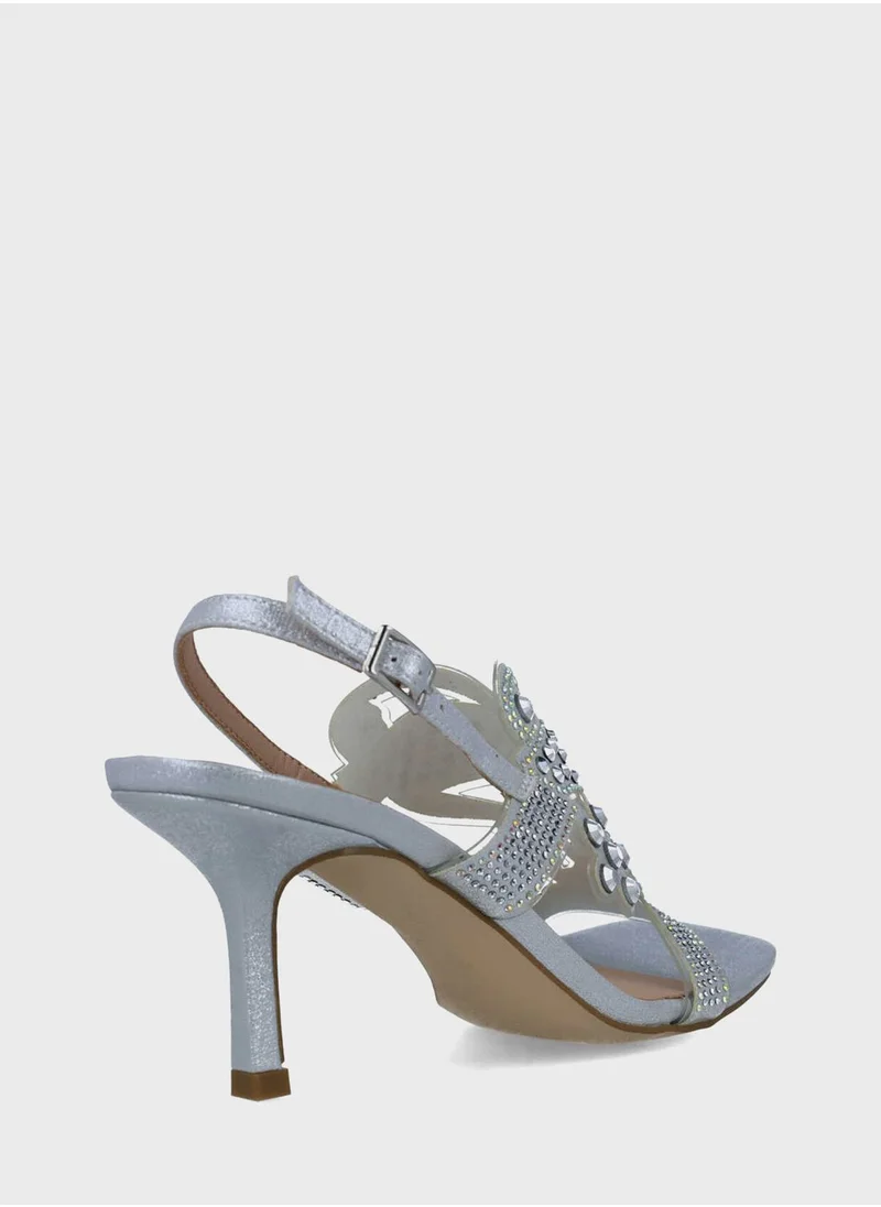 MENBUR Ankle Strap Heel Sandals