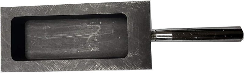LLF Gold Silver Graphite Ingot Mold Mould Crucible for Melting Casting Refining with Metal Bar (2kg) - Image 1