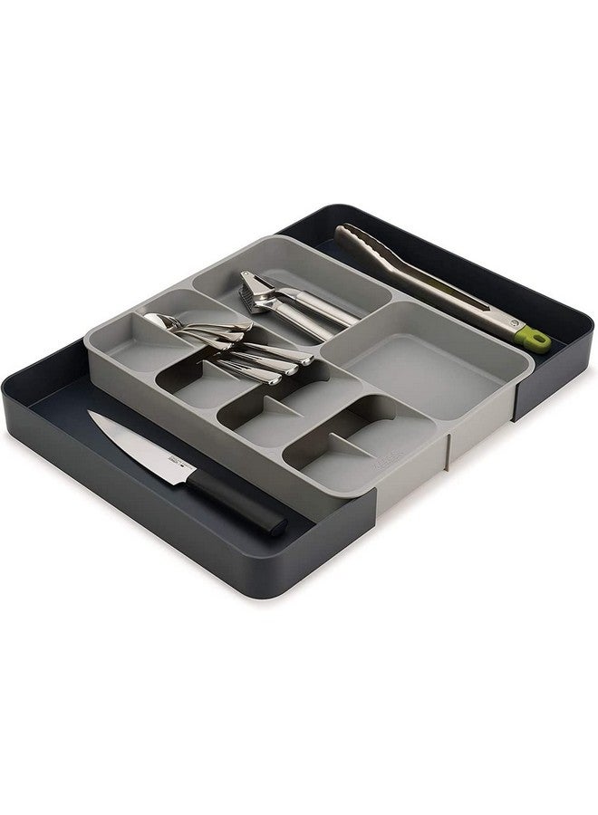 MosQuick®Kitchen Drawer Organizer,Utensil Organizer,Large Expandable Cutlery Organizer in Drawer,Adjustable Plastic Flatware Spoon Fork Storage Tray for Kitchen Gadgets Office Supplies - Image 4