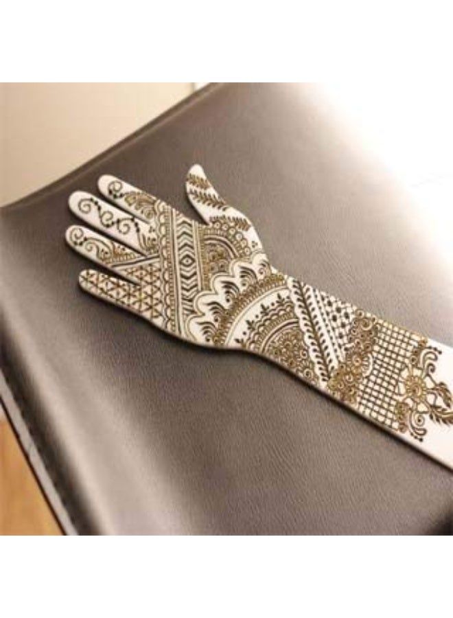 Tempt - Reusable Acrylic Hand for Mehndi Practice (White, Pack of 1) - Image 2