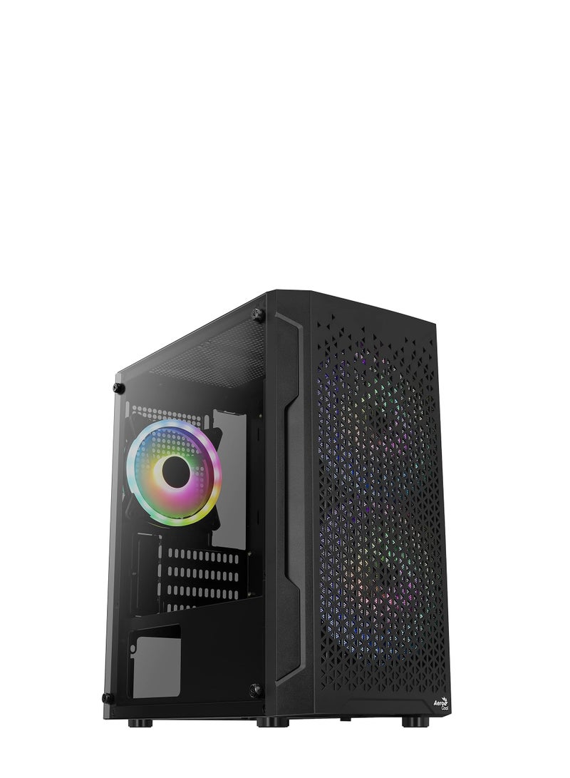 Aerocool Trinity Mini G-BK-v3 Tower Case - Black - Image 1