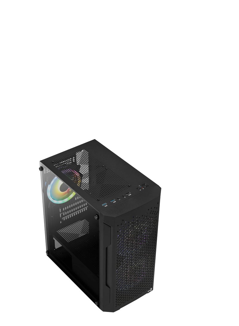 Aerocool Trinity Mini G-BK-v3 Tower Case - Black - Image 2