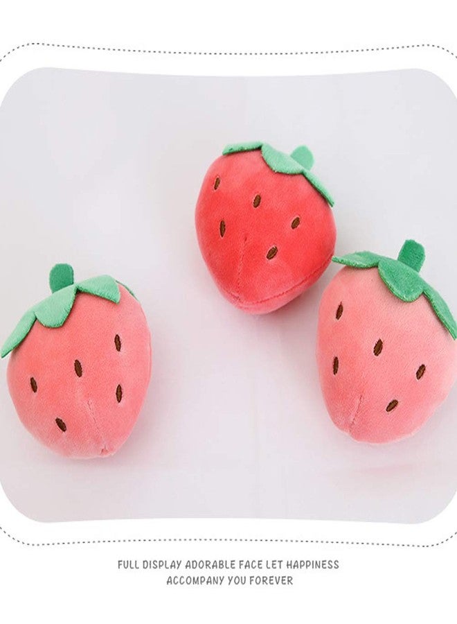 REFAHB Cute Throw Pillow Stuffed Strawberry Toys Removable Fluffy Creative Gifts for Teens Girls Kids, - Image 5