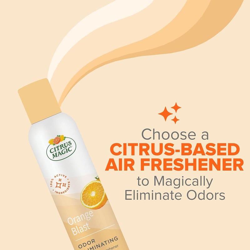 Citrus Magic Odor Eliminating Air Freshener Spray, Orange Blast, 6 Ounce (Pack of 2) - Packaging May Vary - Image 3