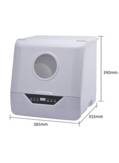 ET-LIFE Countertop Dishwasher, Installation-Free Automatic Dishwasher, 4 Programs, High Temp Disinfection and Hot Air Drying for 4-6 People  - Image 4