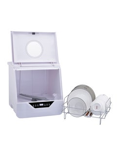 ET-LIFE Countertop Dishwasher, Installation-Free Automatic Dishwasher, 4 Programs, High Temp Disinfection and Hot Air Drying for 4-6 People  - Image 1