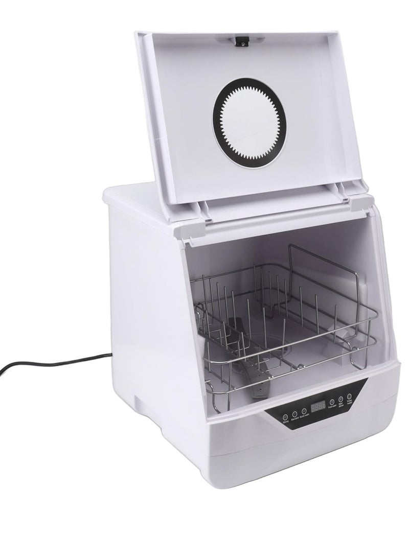 ET-LIFE Countertop Dishwasher, Installation-Free Automatic Dishwasher, 4 Programs, High Temp Disinfection and Hot Air Drying for 4-6 People  - Image 2