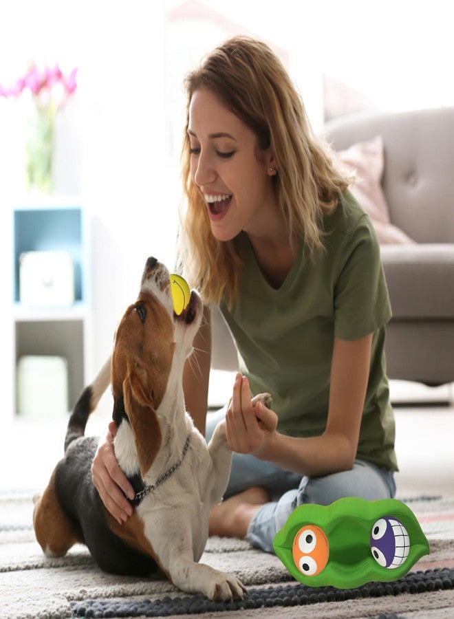 مالتي بيت لعبة Multipet Three Peas in a Pod | لعبة مضغ تصدر صوتاً عند الضغط عليها | ألعاب تفاعلية للكلاب على شكل قرون بازلاء | 3 كرات مطاطية كبيرة الحجم تصدر صوتاً عند الضغط عليها | 3 بوصات (حجم الكرة) - Image 3