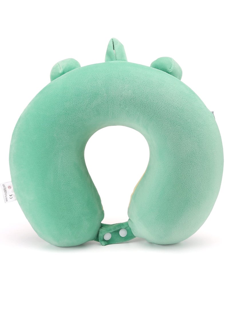 Zikra Travel Neck Pillow, Memory Foam Neck Pillow Provides Dual Support for Neck and Chin in Any Sleeping Position in Airplane, Car, and Home, Comfortable Travel Pillow, Airplane Travel Accessories - Image 5