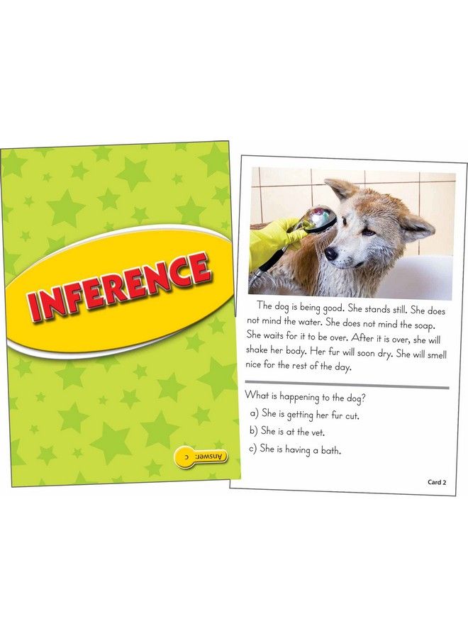 Edupress Reading Comprehension Practice Cards Inference Yellow Level (Ep62990) Medium - Image 3