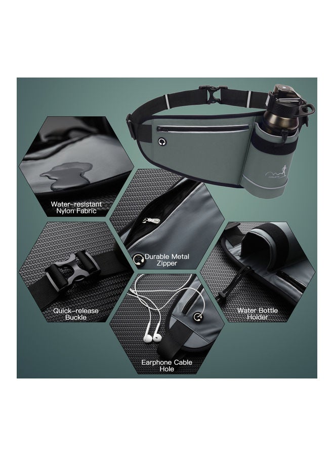 Hydration Waist Belt Bag With Water Bottle Holder 37x15cm - Image 5