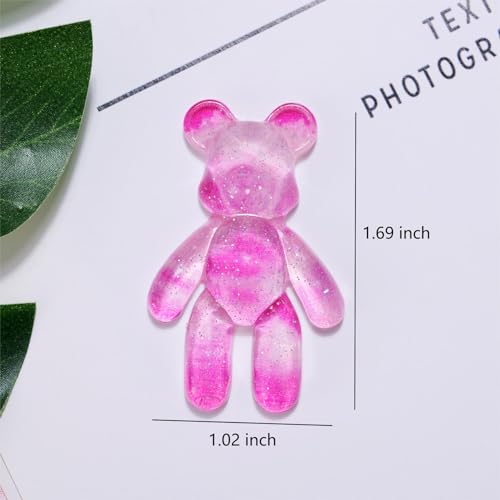 Aesnefe Pocket Worry Bear Hug, Anxiety Relief Keepsake, Mental Health Encouragement Gift, Emotional Support Token, Stress Comfort Gift for Teens & Adults, Galaxy Pink - Image 5